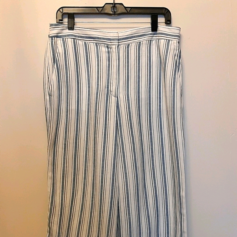 Loft Striped Capris